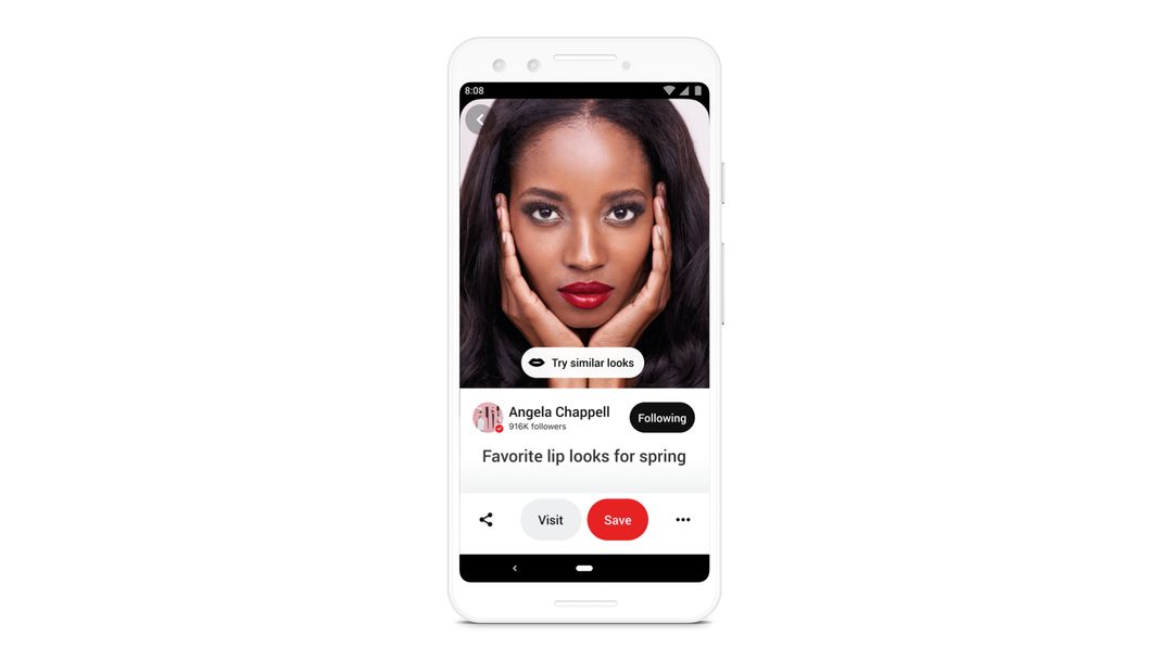 Pinterest Sekarang Punya Fitur Coba Makeup Bernama 'Try On'