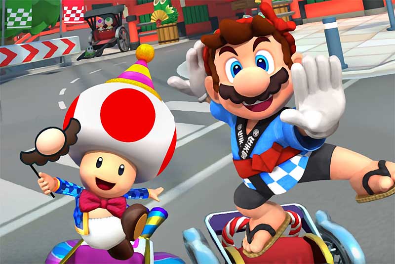 mario kart new year's tour