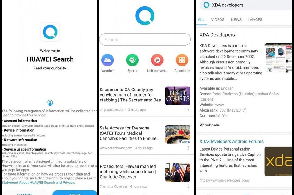 Huawei Uji Coba Alternatif Google Search di Smartphone-nya