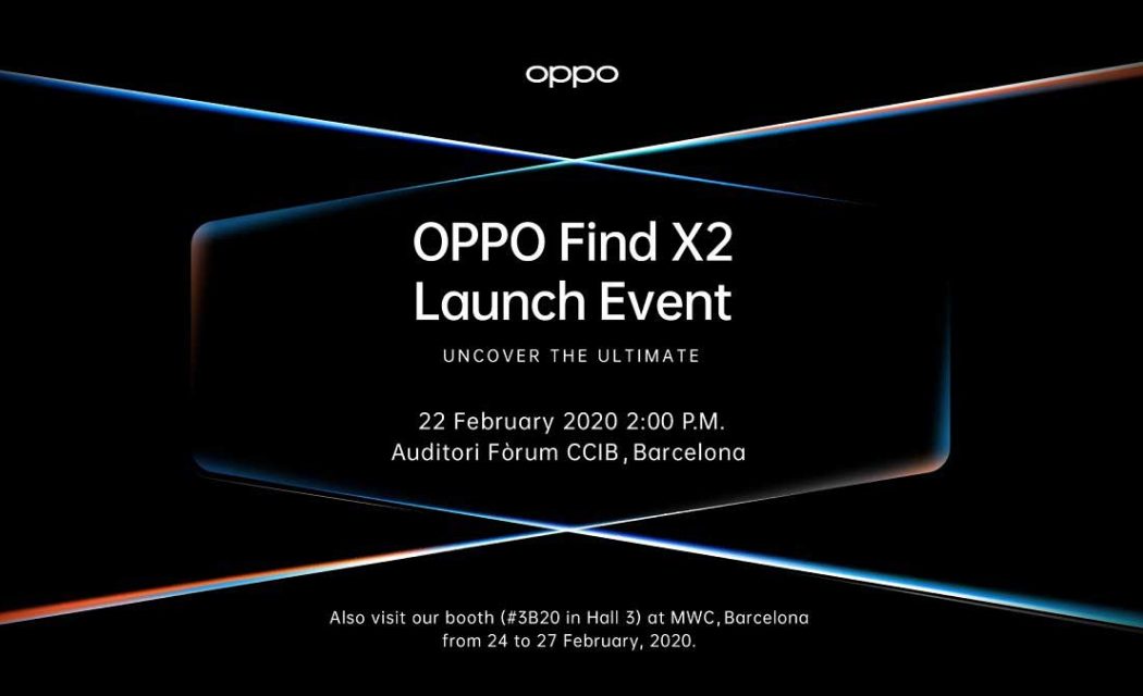 undangan pengumuman OPPO Find X2