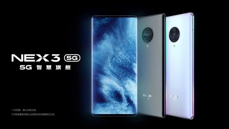 Vivo NEX 3S 5G Resmi Meluncur dengan Waterfall Display