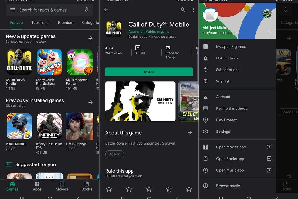 Sekarang Kamu Bisa Aktifkan Dark Mode di Google Play Store