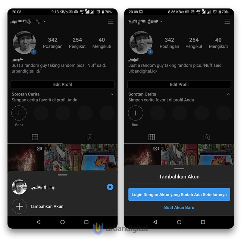 Cara Login Instagram Banyak Akun 1