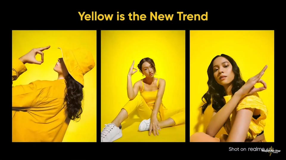foto yellow is the new trend realme 6 pro