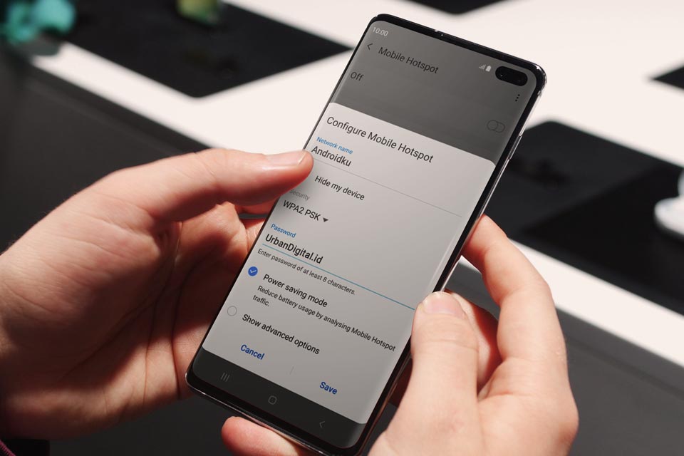 hotspot seluler di smartphone android