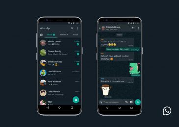 mode gelap whatsapp