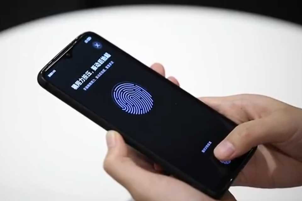 sensor sidik jari layar lcd redmi