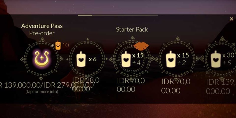 Menu Toko