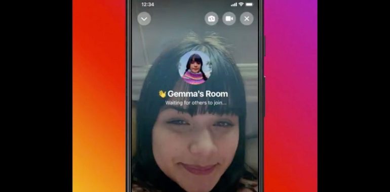 instagram messenger rooms feature live
