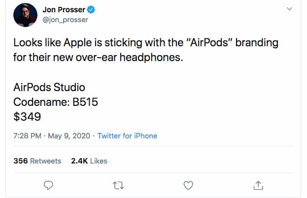 Rumor Headphone Buatan Apple "Airpods Studio"