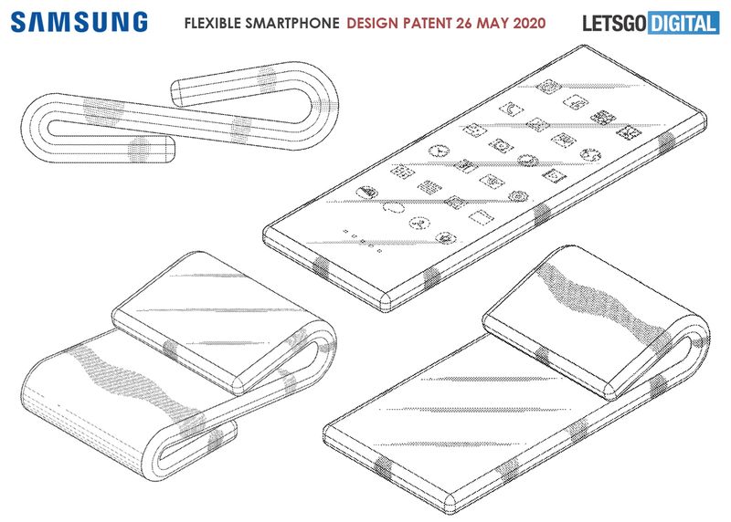 KEREN! Samsung Resmi Patenkan Ponsel Fleksibel, Bisa Lipat 2 Kali