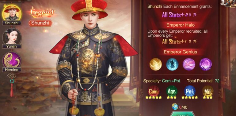 Call Me Emperor – Game yang Cocok Buat Pecinta C-Drama Kolosal