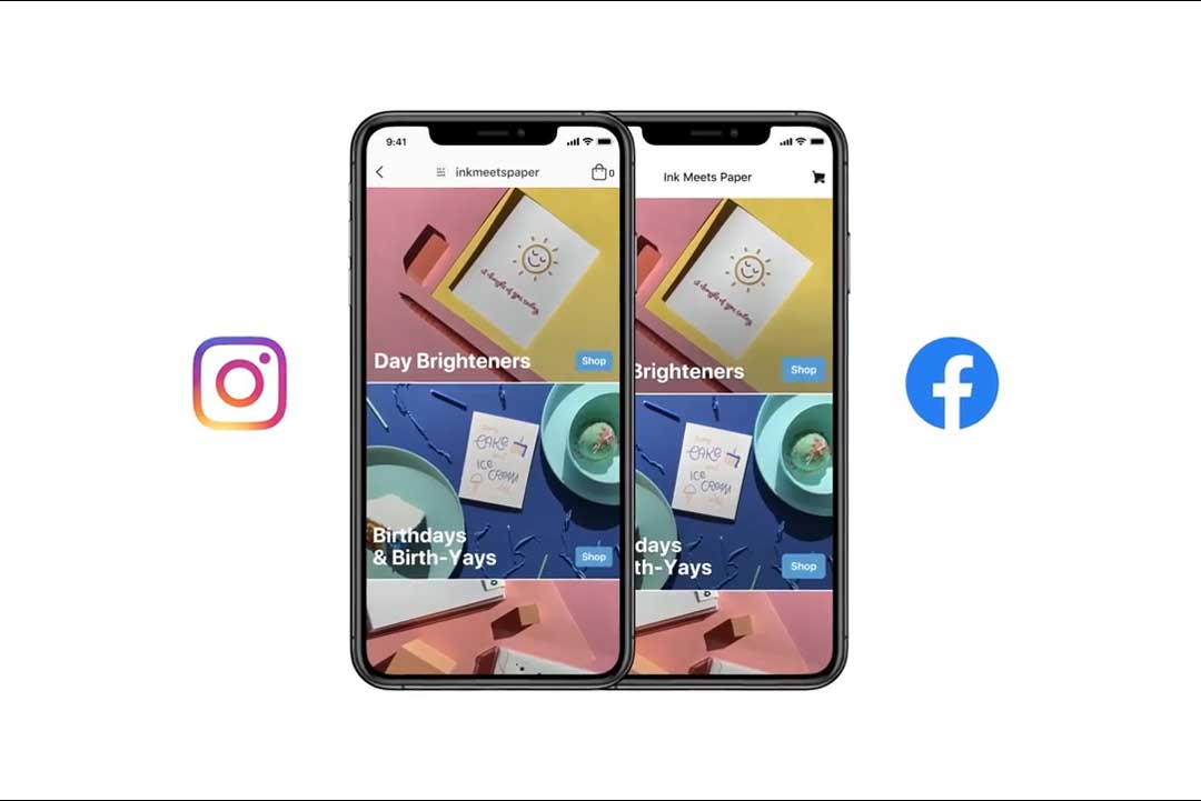 instagram dan facebook shops