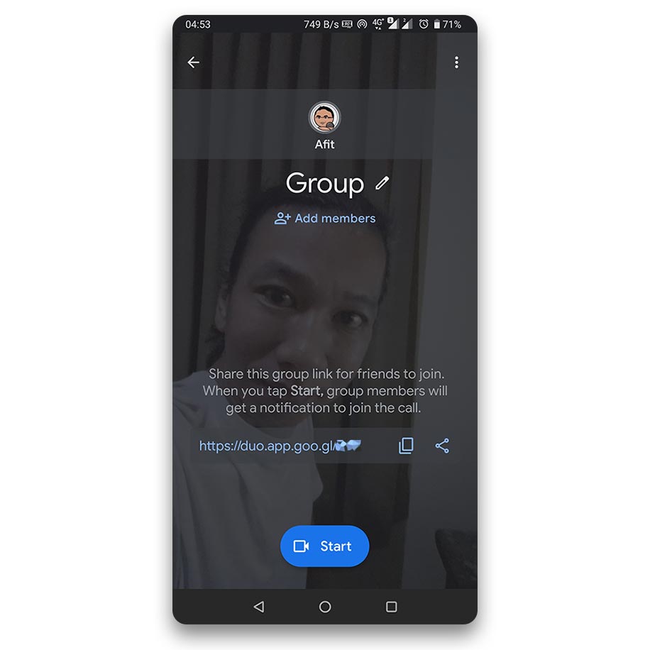 Cara Menambah Orang di Video Call Grup Google Duo Selain Dari Kontak
