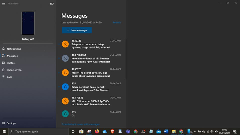 Cara Menggunakan Aplikasi Your Phone di Windows