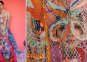 KEREN! Desainer Ini Ciptakan Gaun Cantik dari Kabel Listrik Bekas