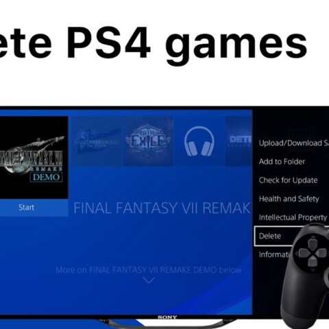 Cara Menghapus Game PS4