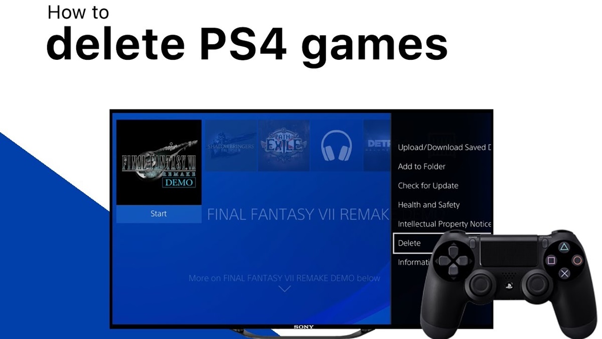 Cara Menghapus Game PS4