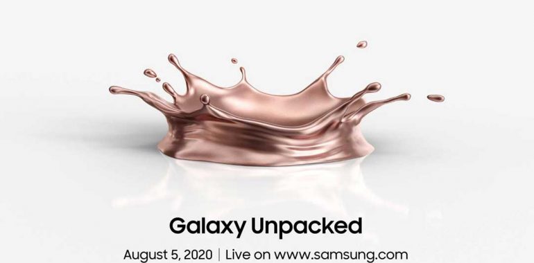 samsung galaxy unpacked agustus 2020