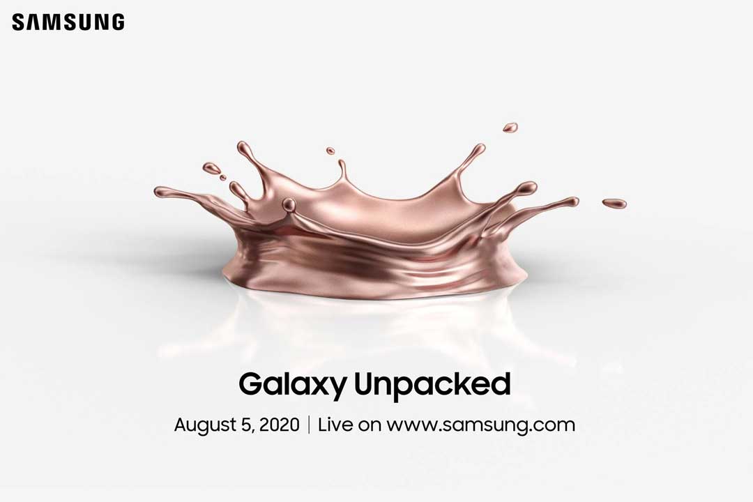 samsung galaxy unpacked agustus 2020