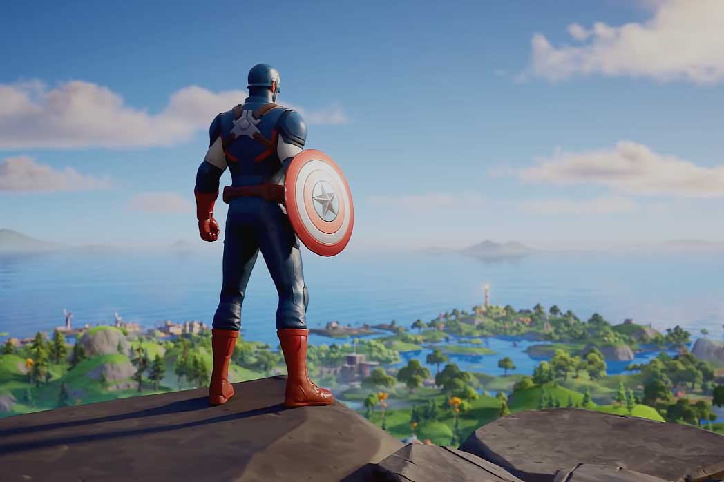 Skin Captain America Hadir di Game Fortnite Lengkap Dengan Emote