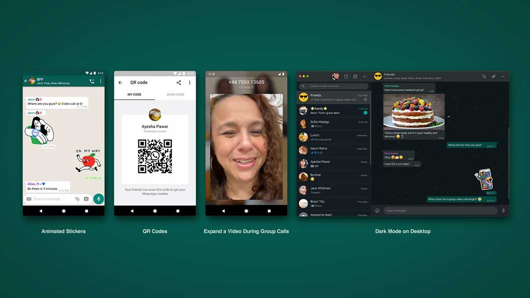 WhatsApp Umumkan Stiker Animasi dan Tambah Kontak Lewat Kode QR