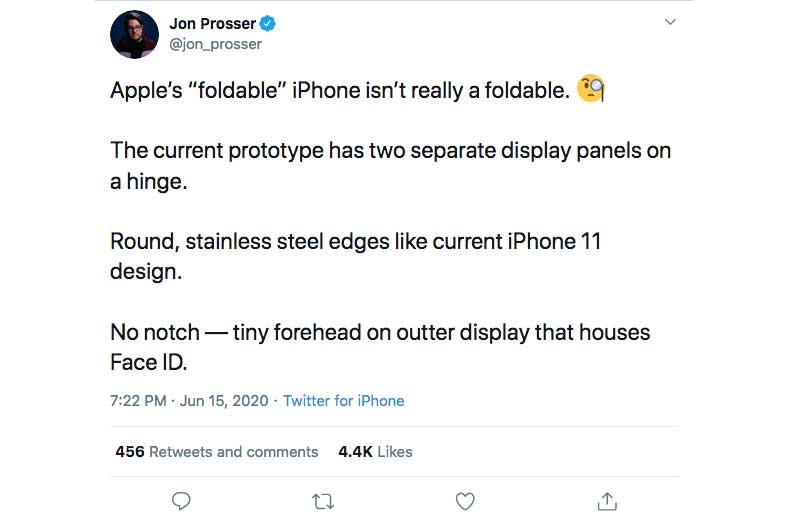 Apple Kembangkan Ponsel Layar Lipat Mirip Surface Duo