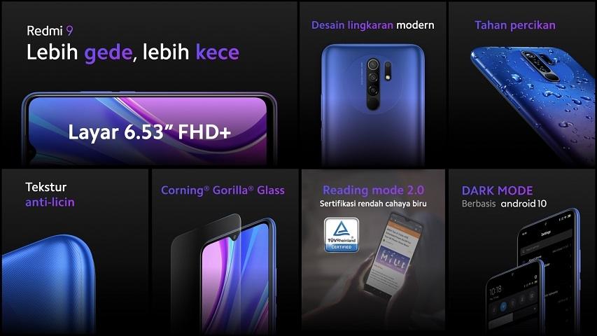Dengan Harga RP 1 Jutaan, Redmi 9 Resmi Masuk Indonesia