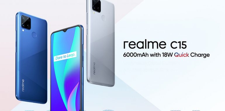 Realme C15 Baterai 6.000mAh Siap Meluncur di Indonesia 28 Juli 2020