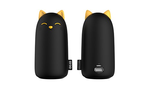 EMIE Kitten 10000mAh Portable Charger 5V 21A Cartoon Cute Cat Fast Charging Power Bank USB Battery Pack External Battery for iPhone 7 Plus 6 6S Plus 5S Sumsung iPad and more 0 0