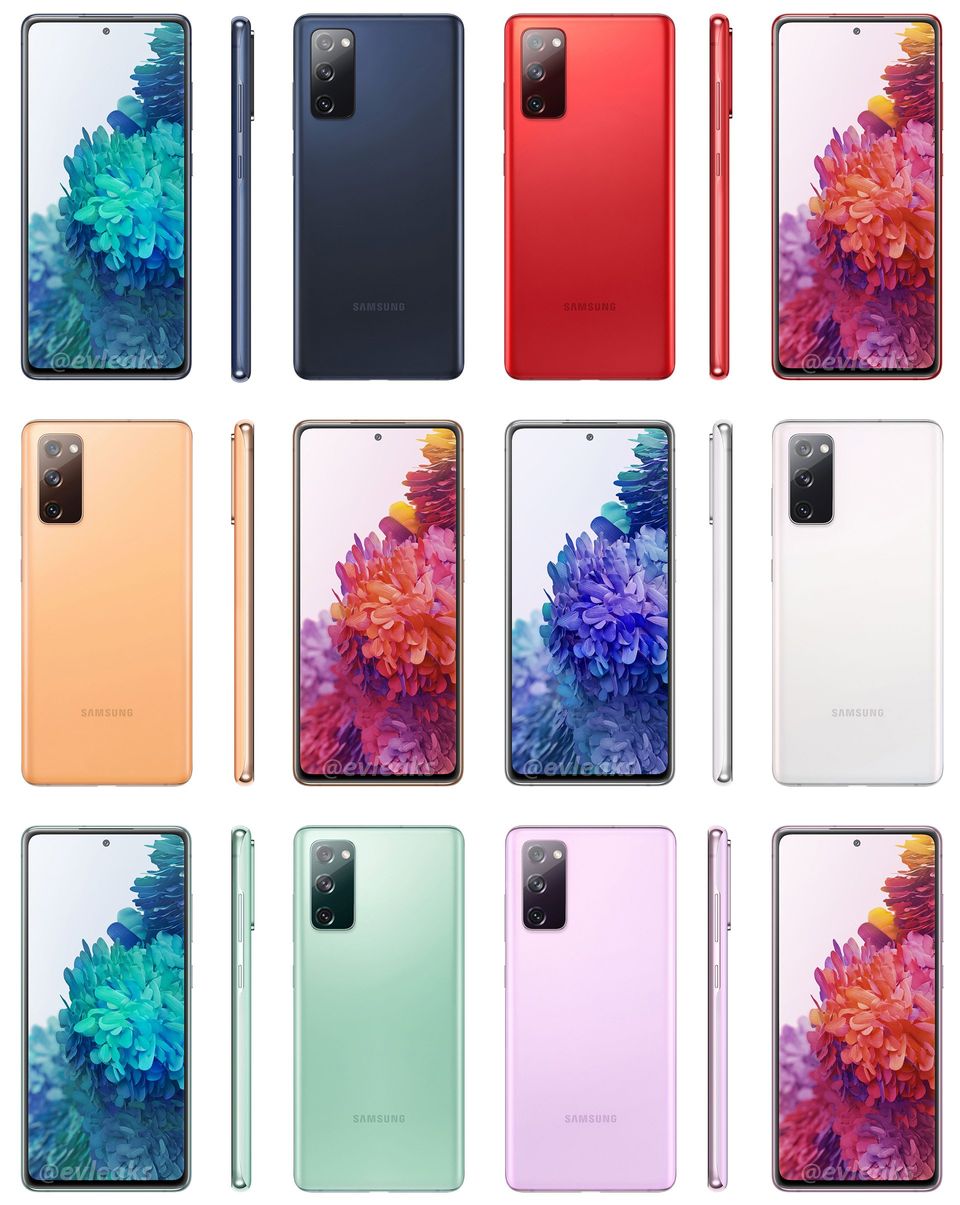 Samsung Galaxy S20 Fans Edition Bakal Punya Varian Warna-warni