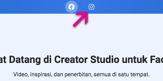 ikon instagram creator studio