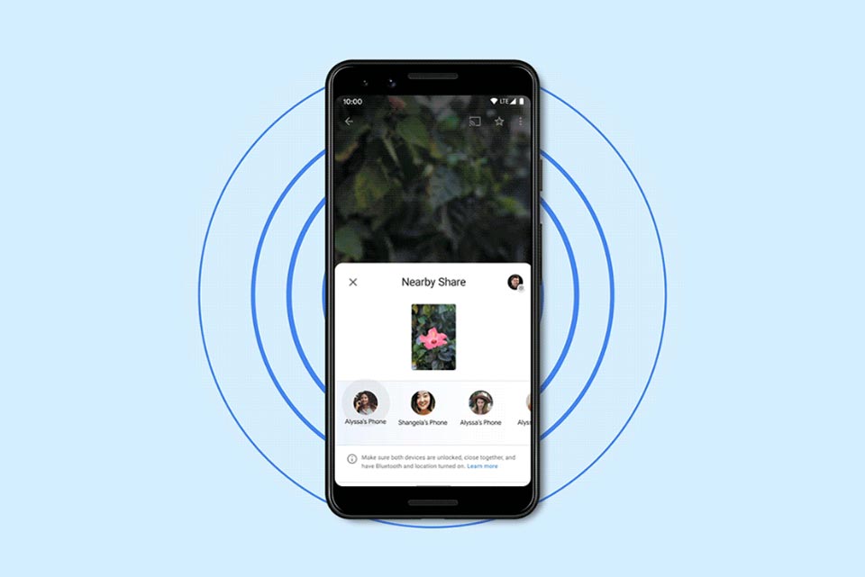 Google Rilis Fitur Kirim File Cepat 'Nearby Share' Untuk Android