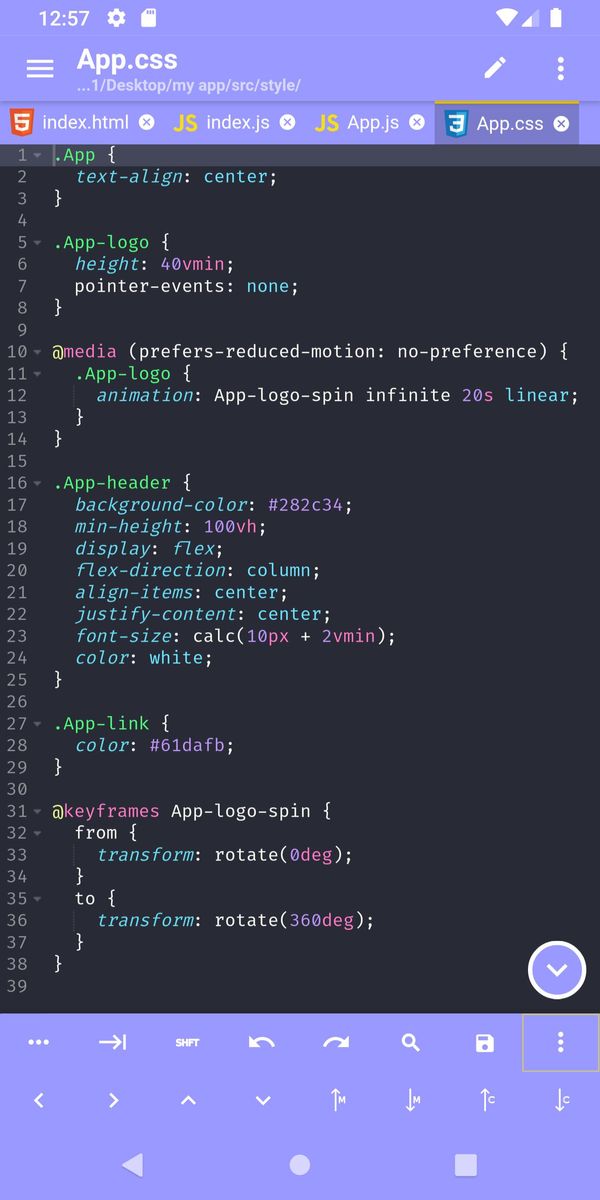 aplikasi untuk menulis script html
