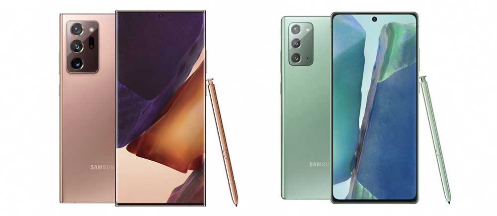 Samsung Galaxy Note20 dan Note20 Ultra Hadir Dengan Perbedaan Nyata