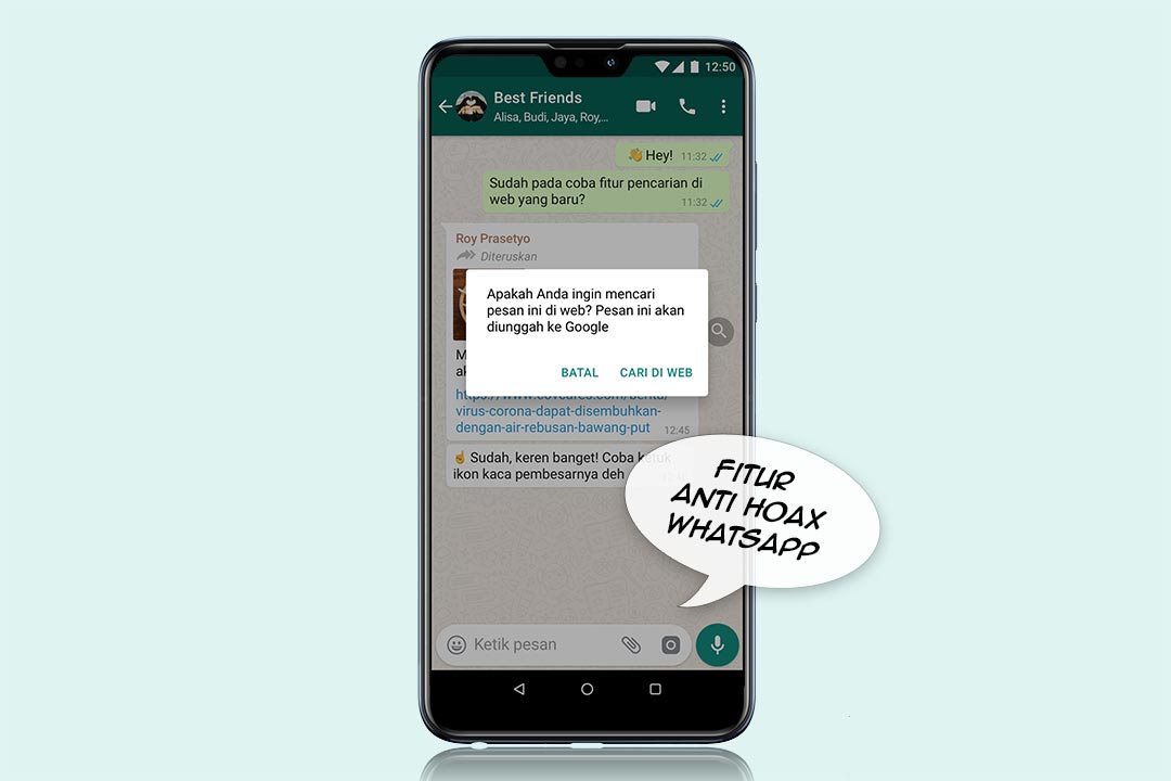 Anti Hoax! Inilah Fitur WhatsApp 'Cari di Web' Untuk Cek Berita