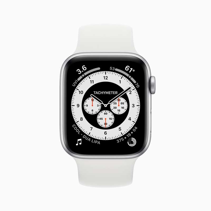 wajah jam baru di apple watch series 6