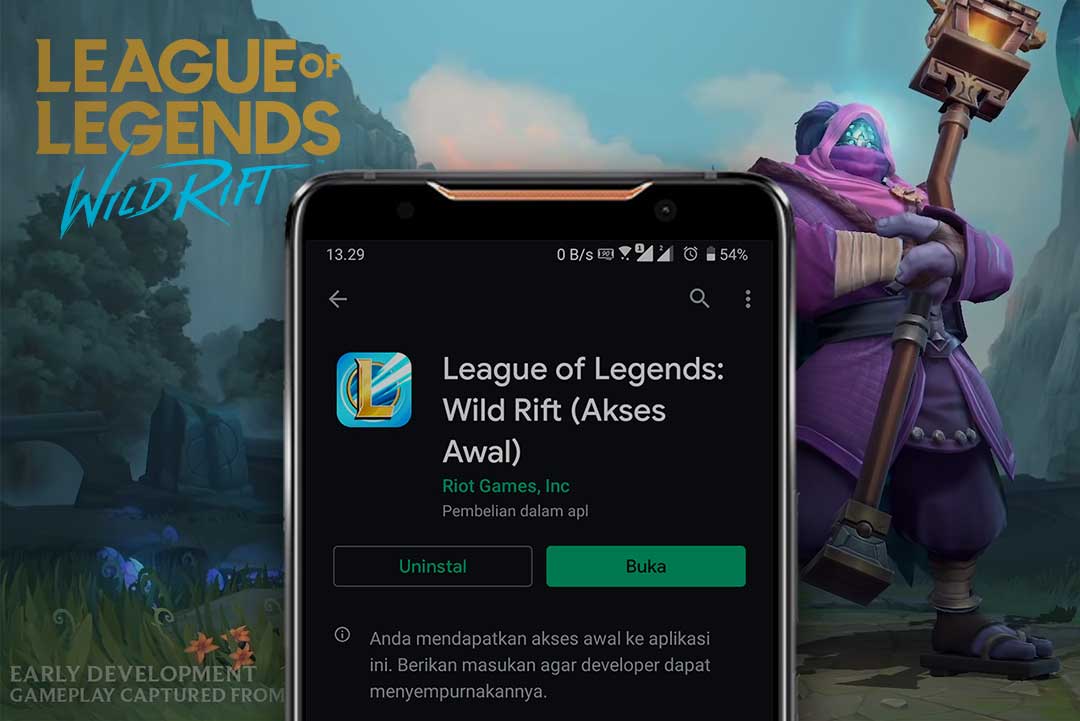 akses awal lol wild rift