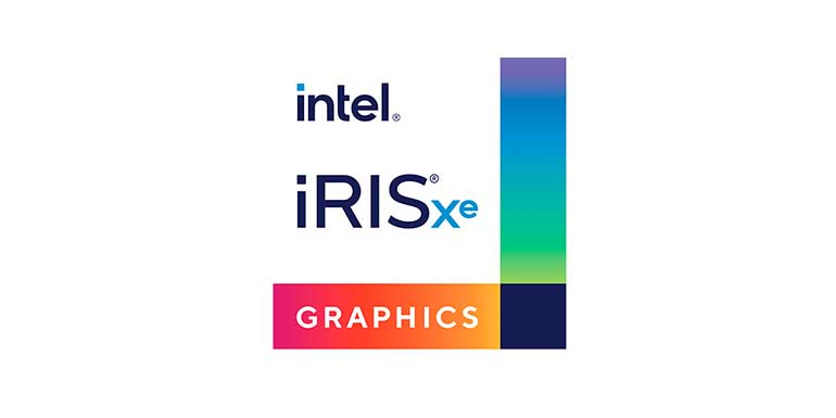 label grafis Intel iris
