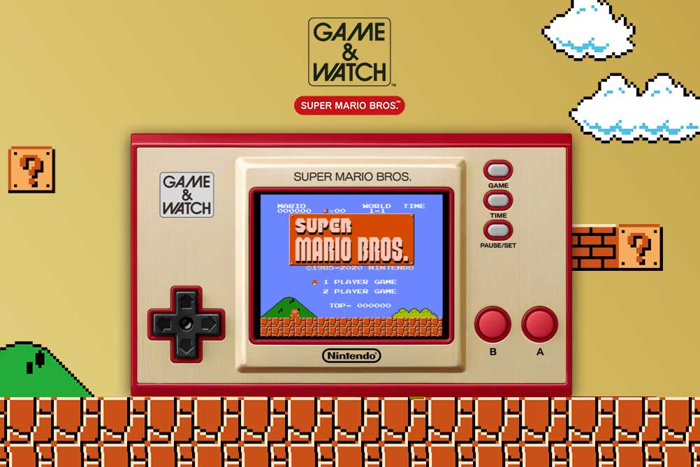 super mario bros game watch