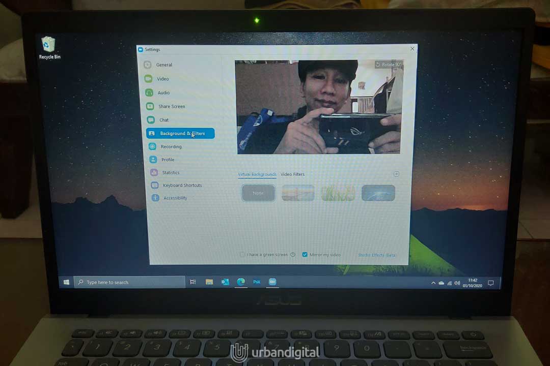 webcam laptop asus m409d