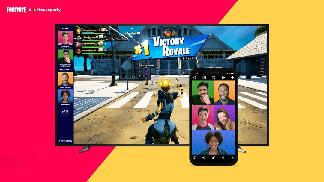 fortnite houseparty video chat