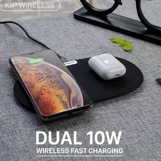 KIIP Dual Wireless Charger Pad 10W