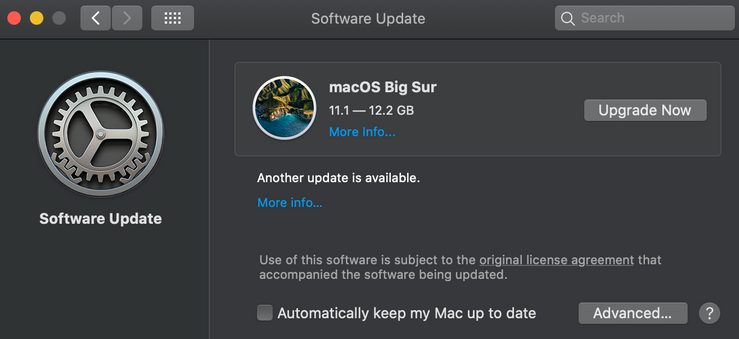 Cara Upgrade macOS Big Sure
