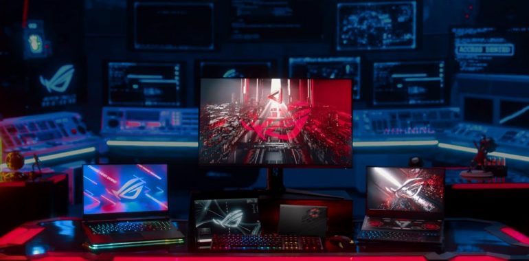 asus rog gaming laptop monitor accesories 2021