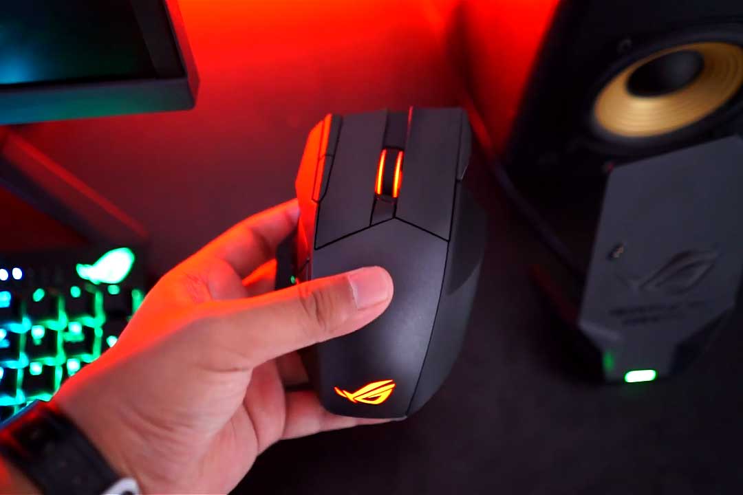 mouse gaming rog spatha