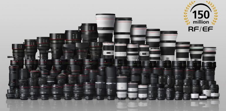Canon Has Now Made Over 150 Million RF and EF Lenses