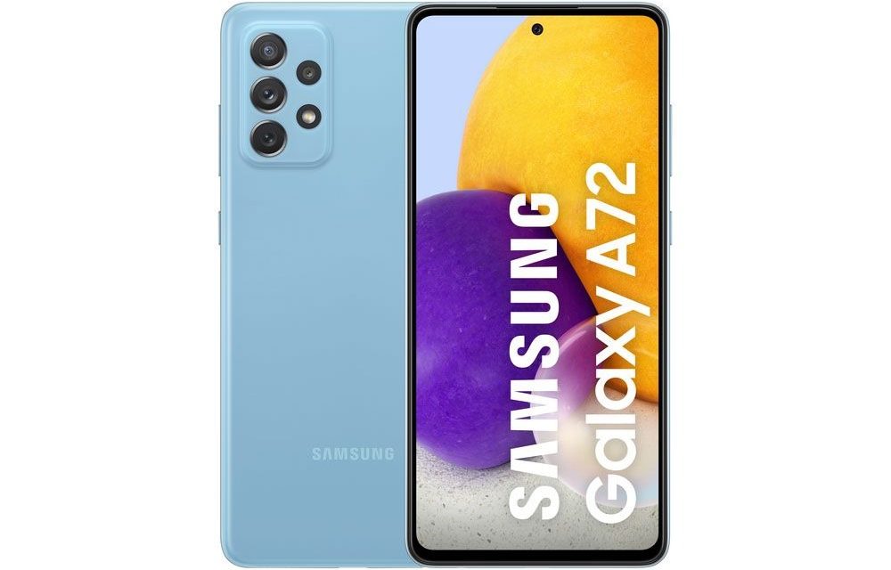 Samsung Galaxy A72 4G in Awesome Blue