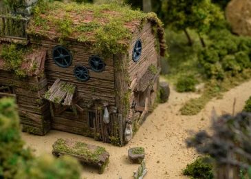 konsep diorama game fantasian