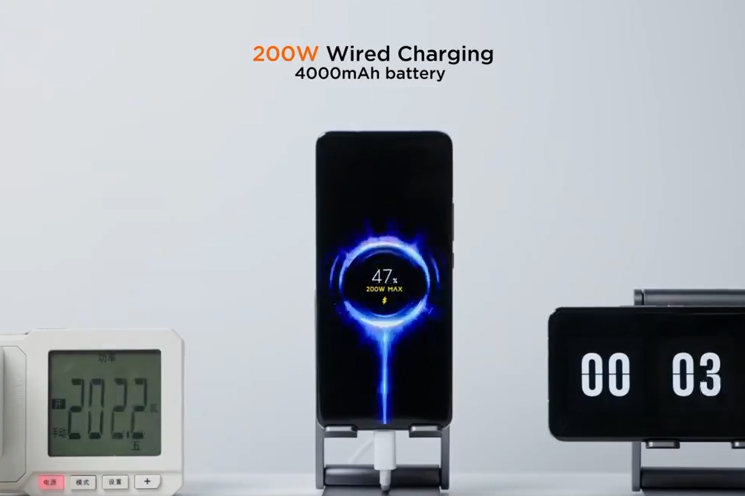 xiaomi 200w charging